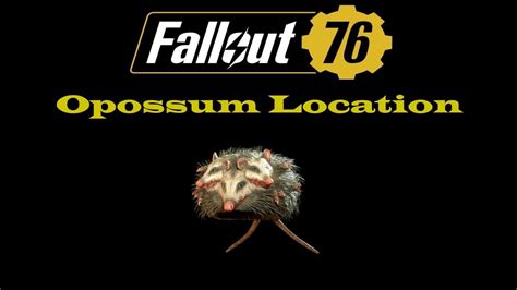 fallout 76 where to find opossum|Fallout 76 Opossum locations guide: Where to find,。